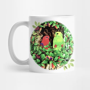 Parrots. Nesting Eclectus Parrots Mug